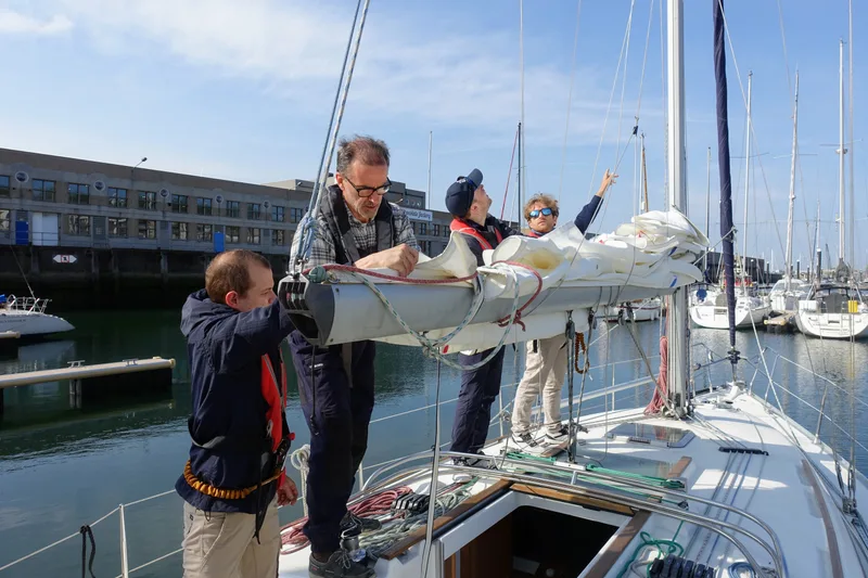 BRYC sailing course on the North Sea
